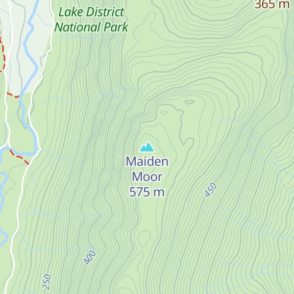 Map of Maiden Moor