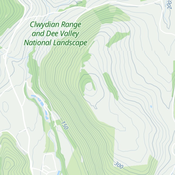 Map of Fron Fawr