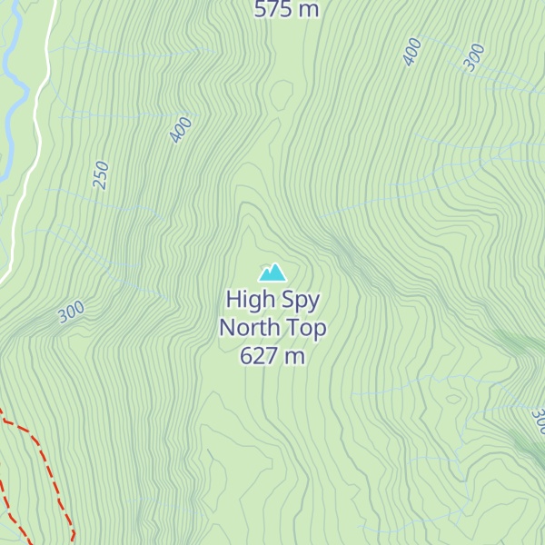 Map of High Spy North Top