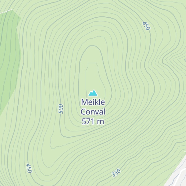 Map of Meikle Conval
