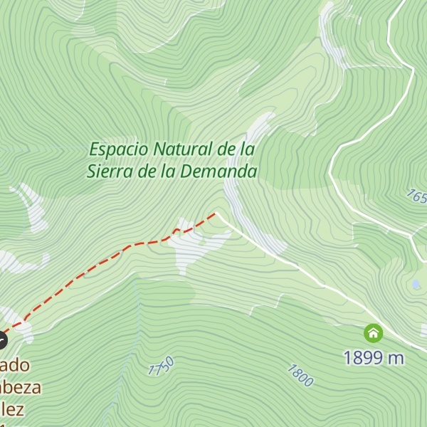 Map of Cabeza Aguilez