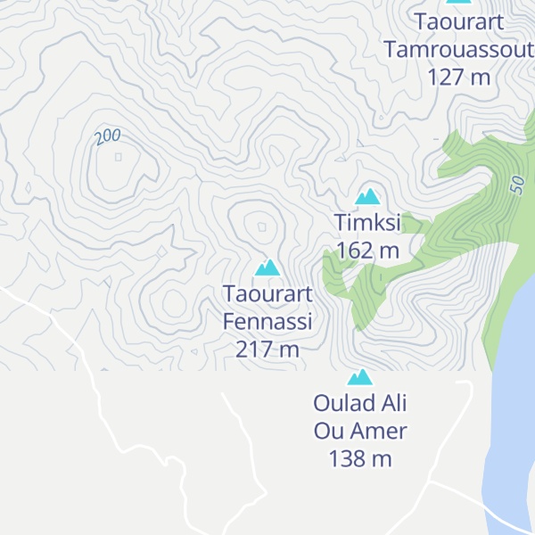 Map of Taourart Fennassi