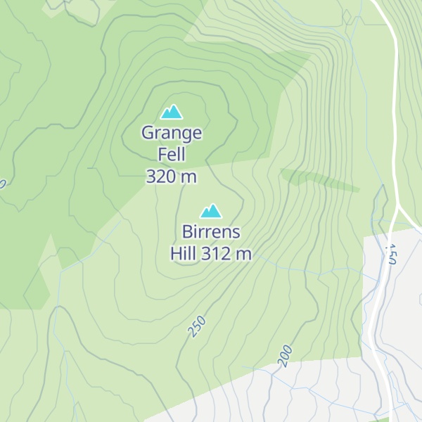 Map of Birrens Hill