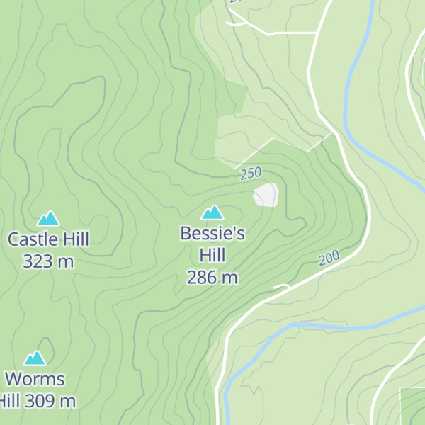Map of Bessie's Hill