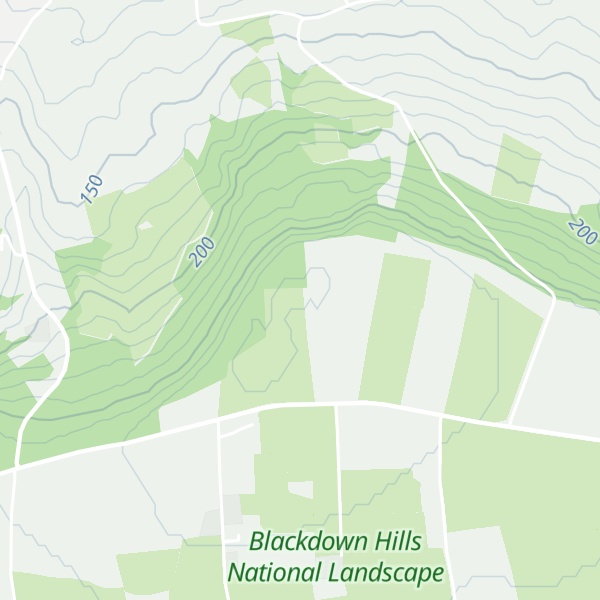 Map of Buckland Hill