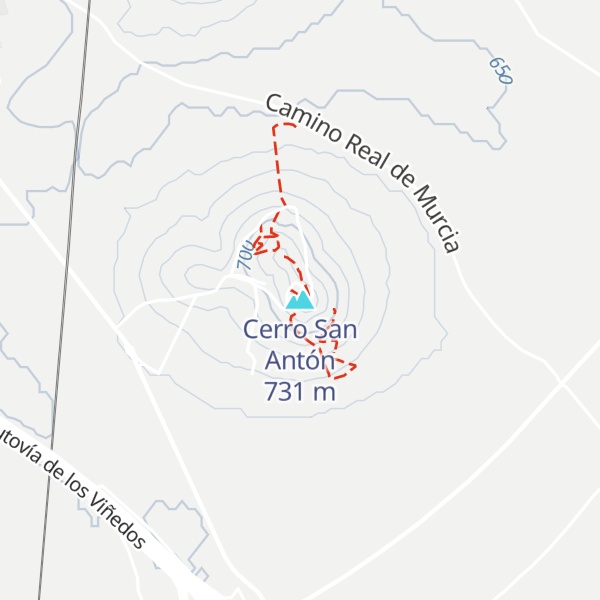 Map of Cerro San Antón