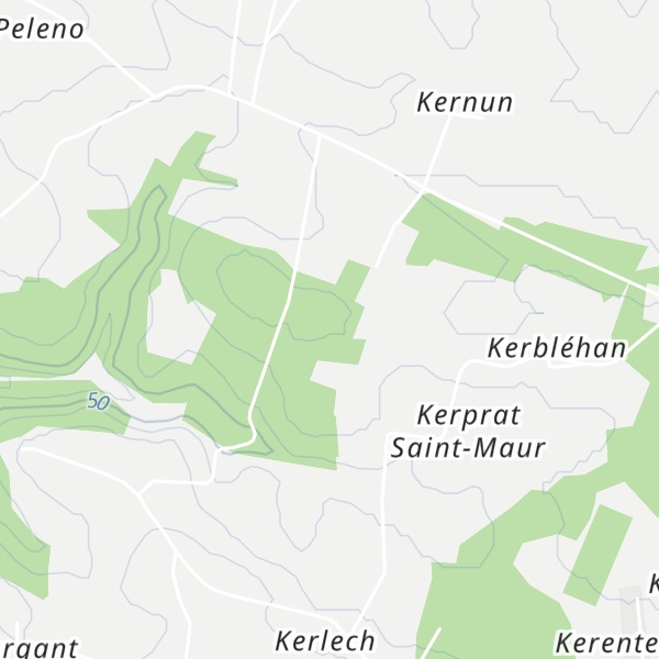 Map of Mané Meur