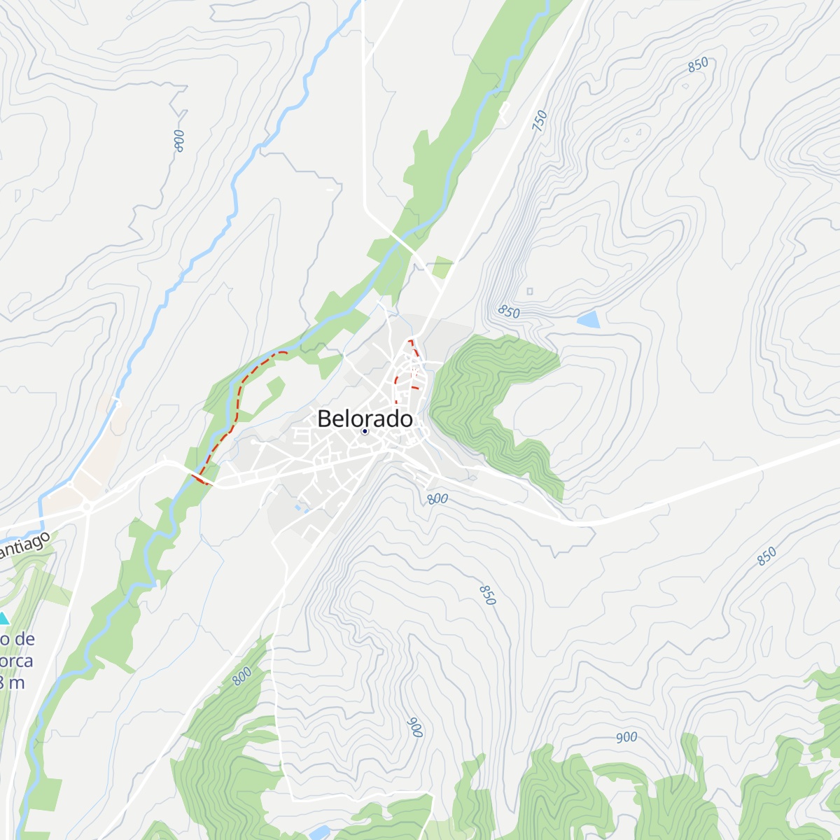 Refugio Parroquial de Belorado map