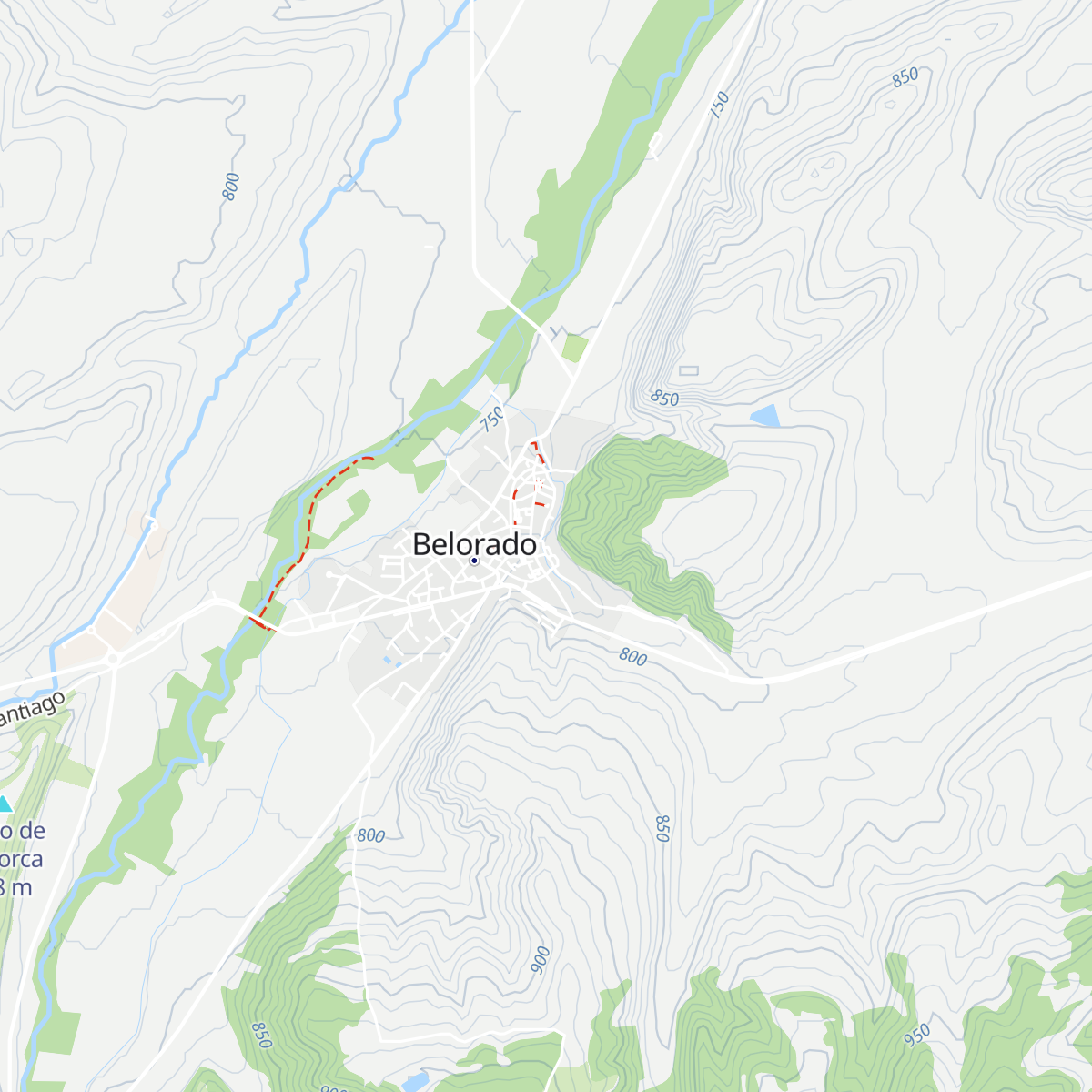 Refugio Parroquial de Belorado map