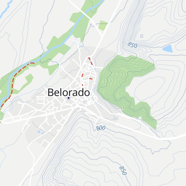 Map of Refugio Parroquial de Belorado