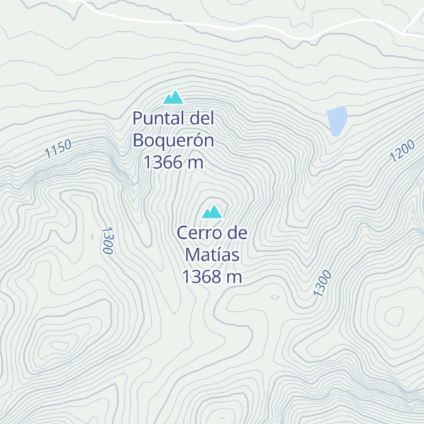 Map of Cerro de Matías