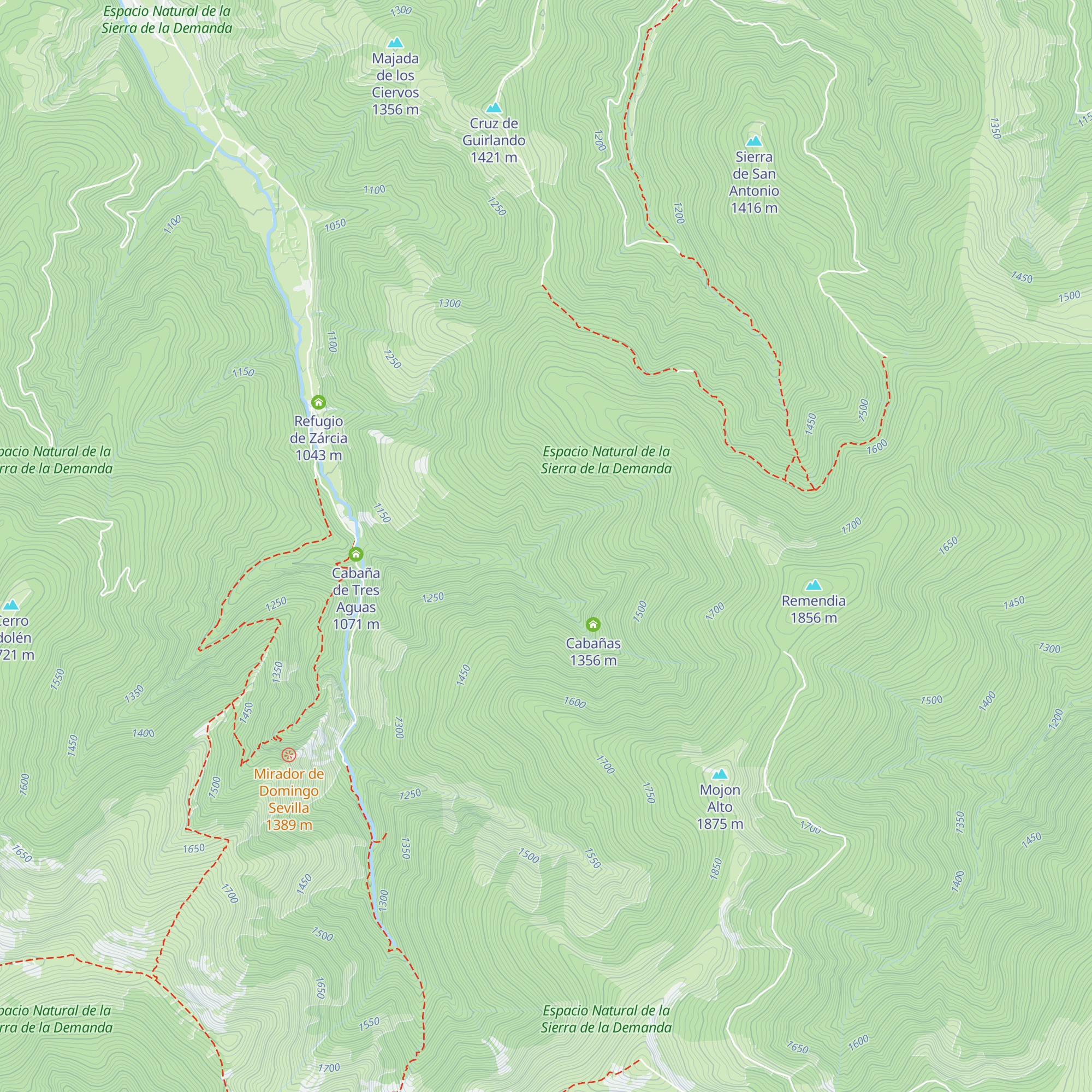 Cabaña map