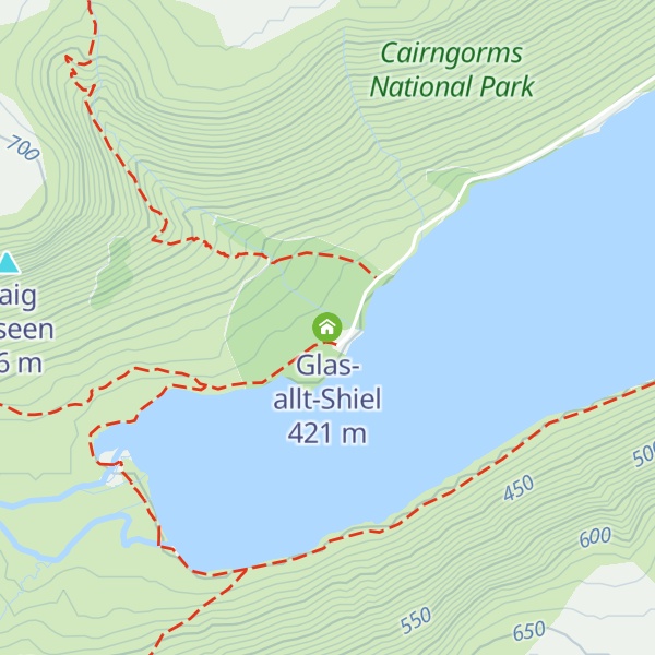 Map of Glas-allt-Shiel
