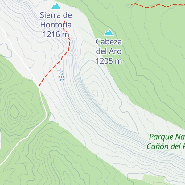 Map of Cabeza el Aro