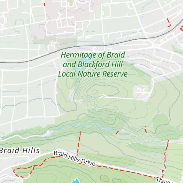 Map of Blackford Hill
