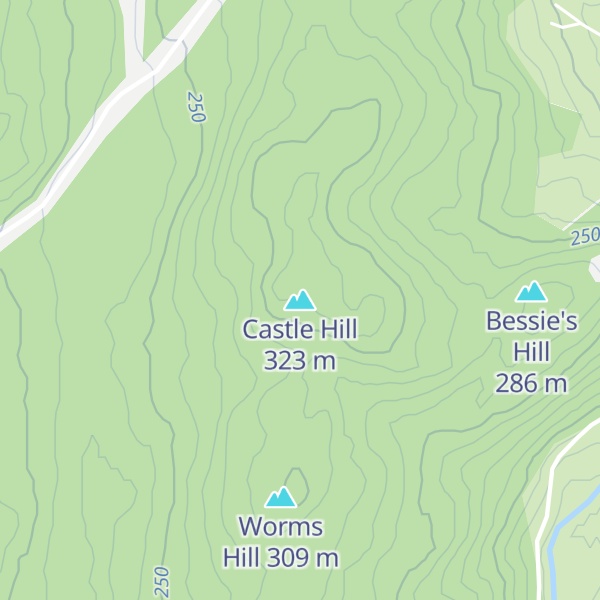 Map of Castle Hill