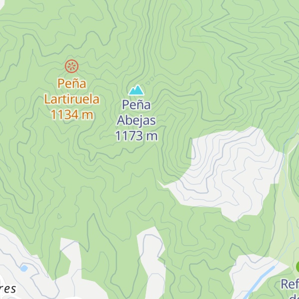 Map of Refugio El Risquiezo