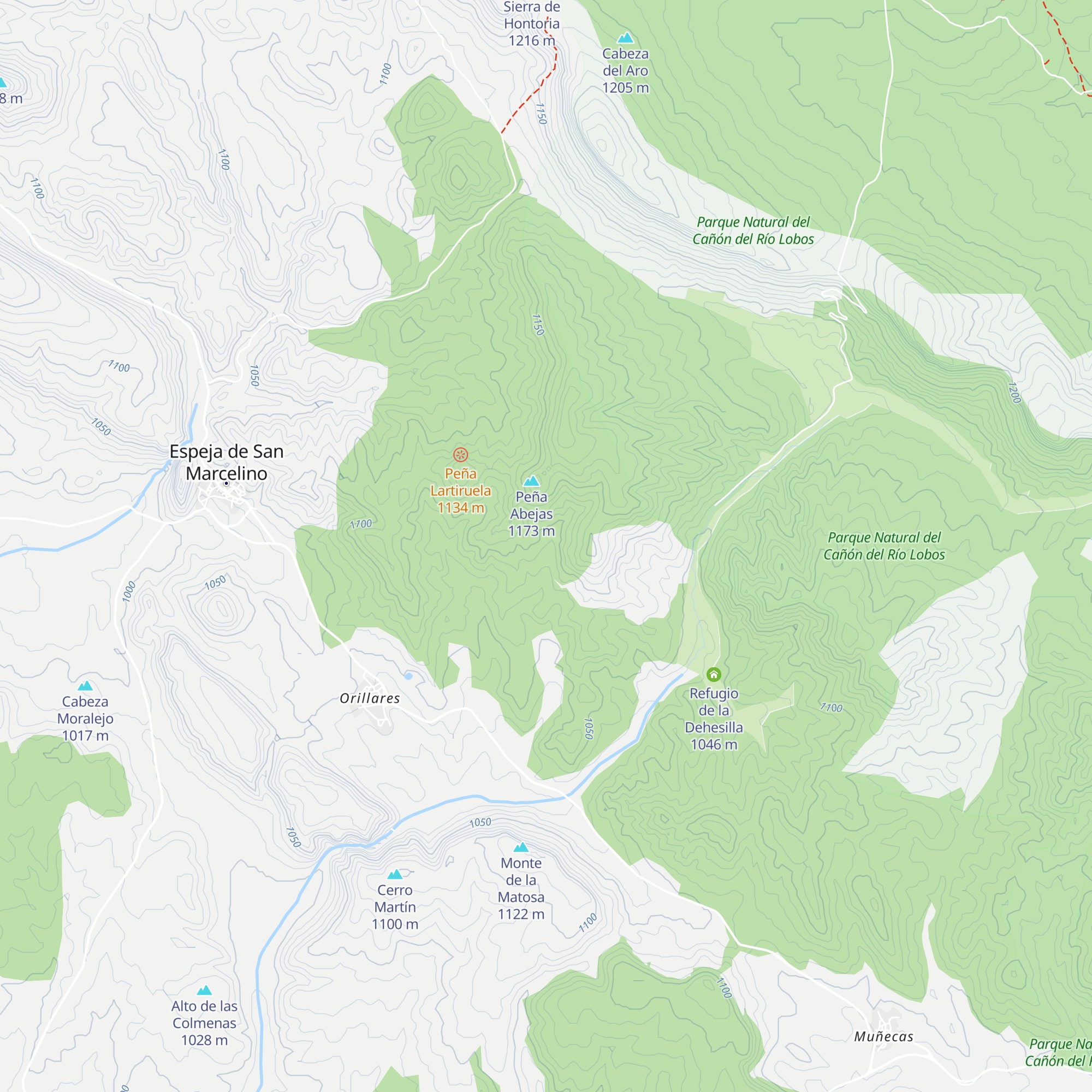 Refugio El Risquiezo map
