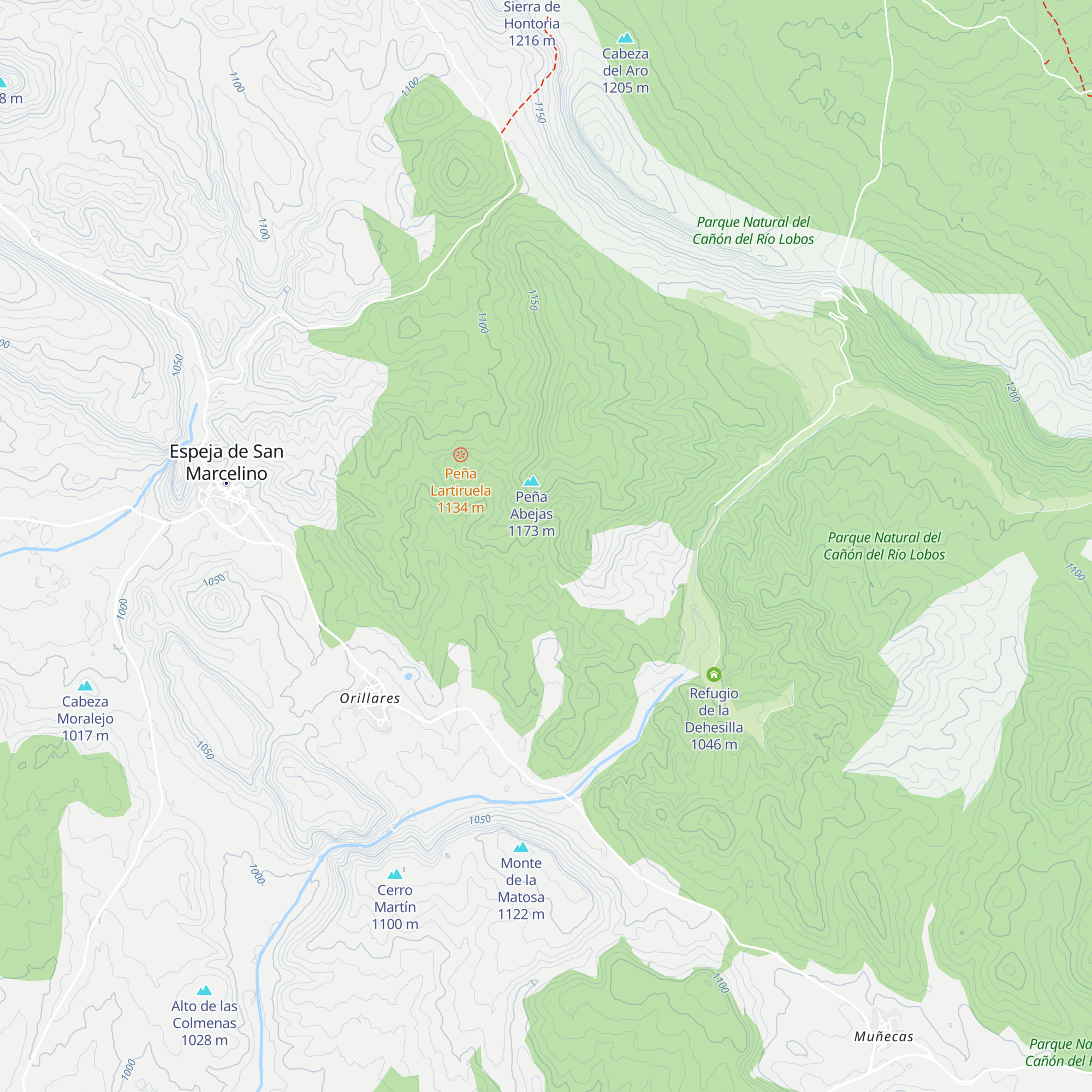 Refugio El Risquiezo map