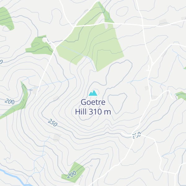 Map of Goetre Hill