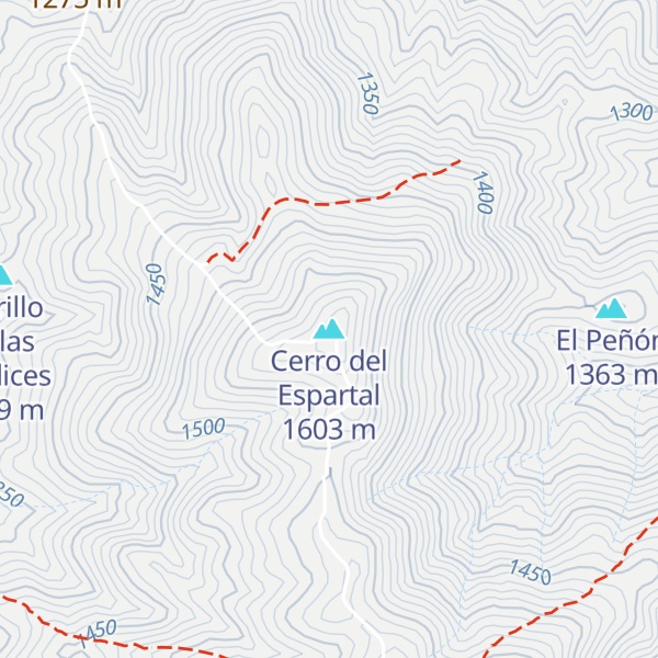 Map of Cerro del Espartal