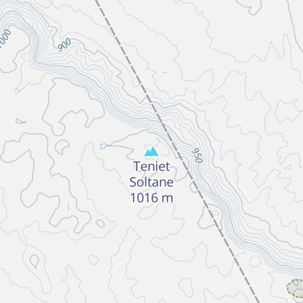 Map of Teniet Soltane