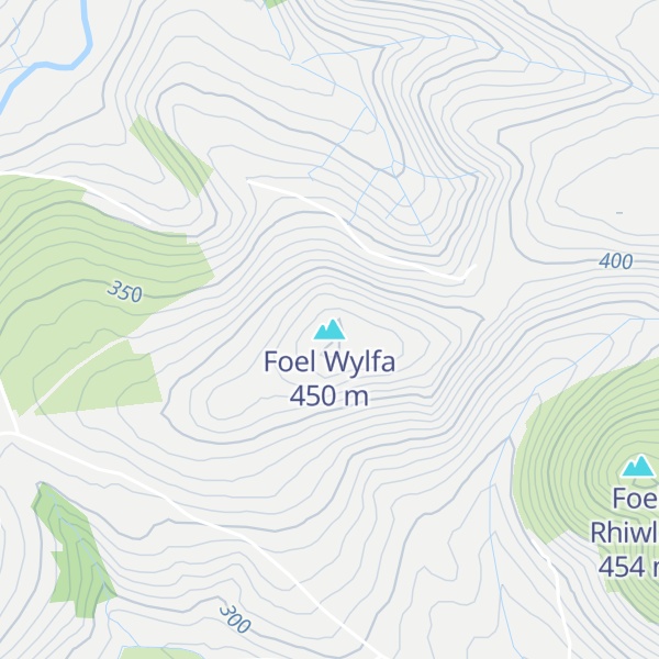 Map of Foel Wylfa