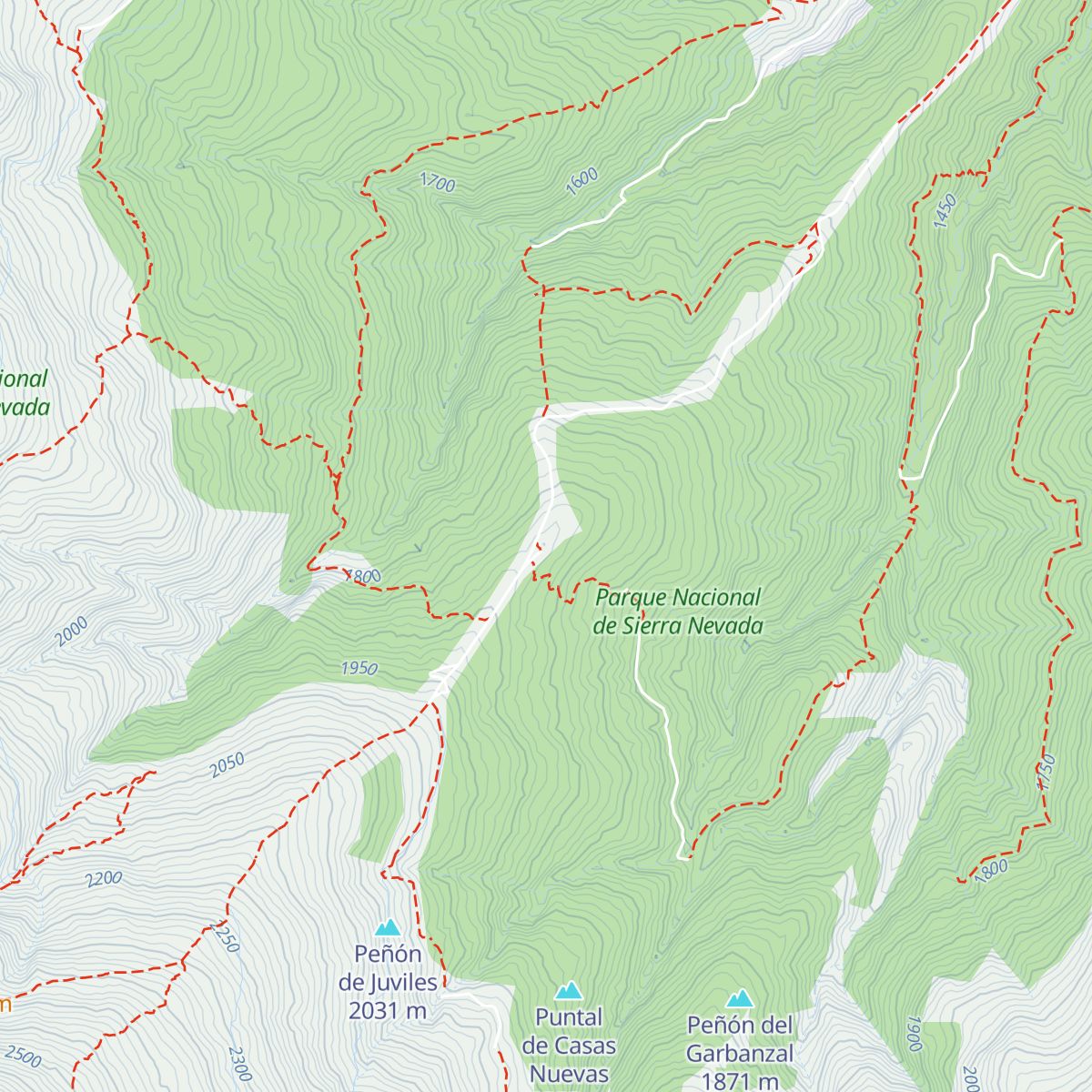Refugio Picón de Jérez map