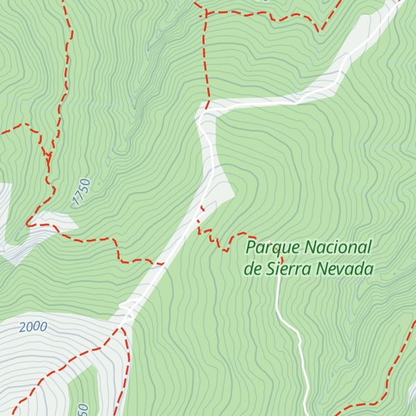 Map of Refugio Picón de Jérez
