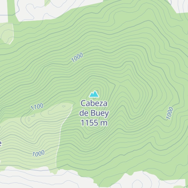 Map of Cabeza de Buey
