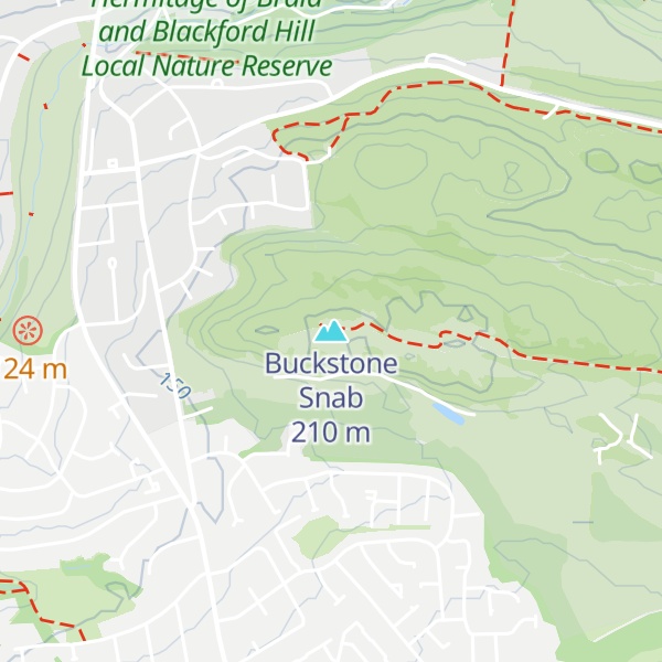 Map of Buckstone Snab
