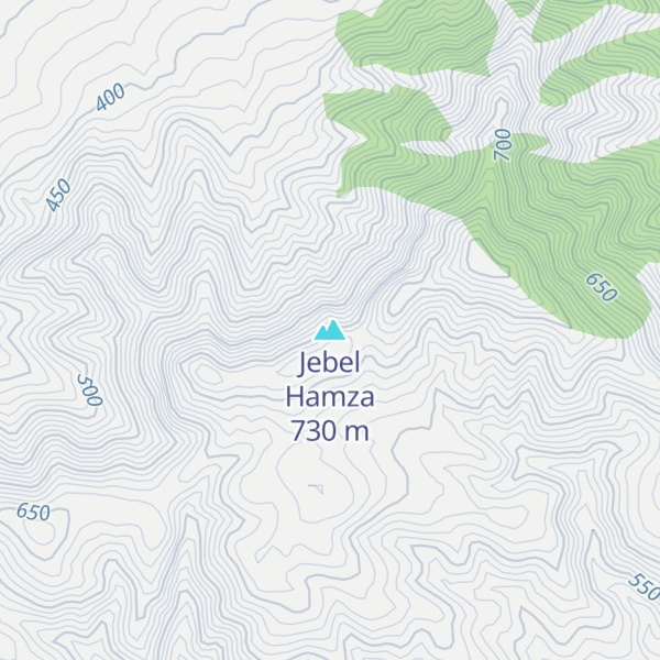 Map of Jebel Hamza