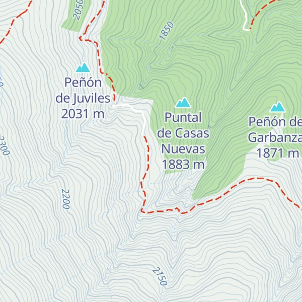 Map of Refugio vivac de Casas Nuevas