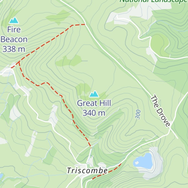 Map of Great Hill