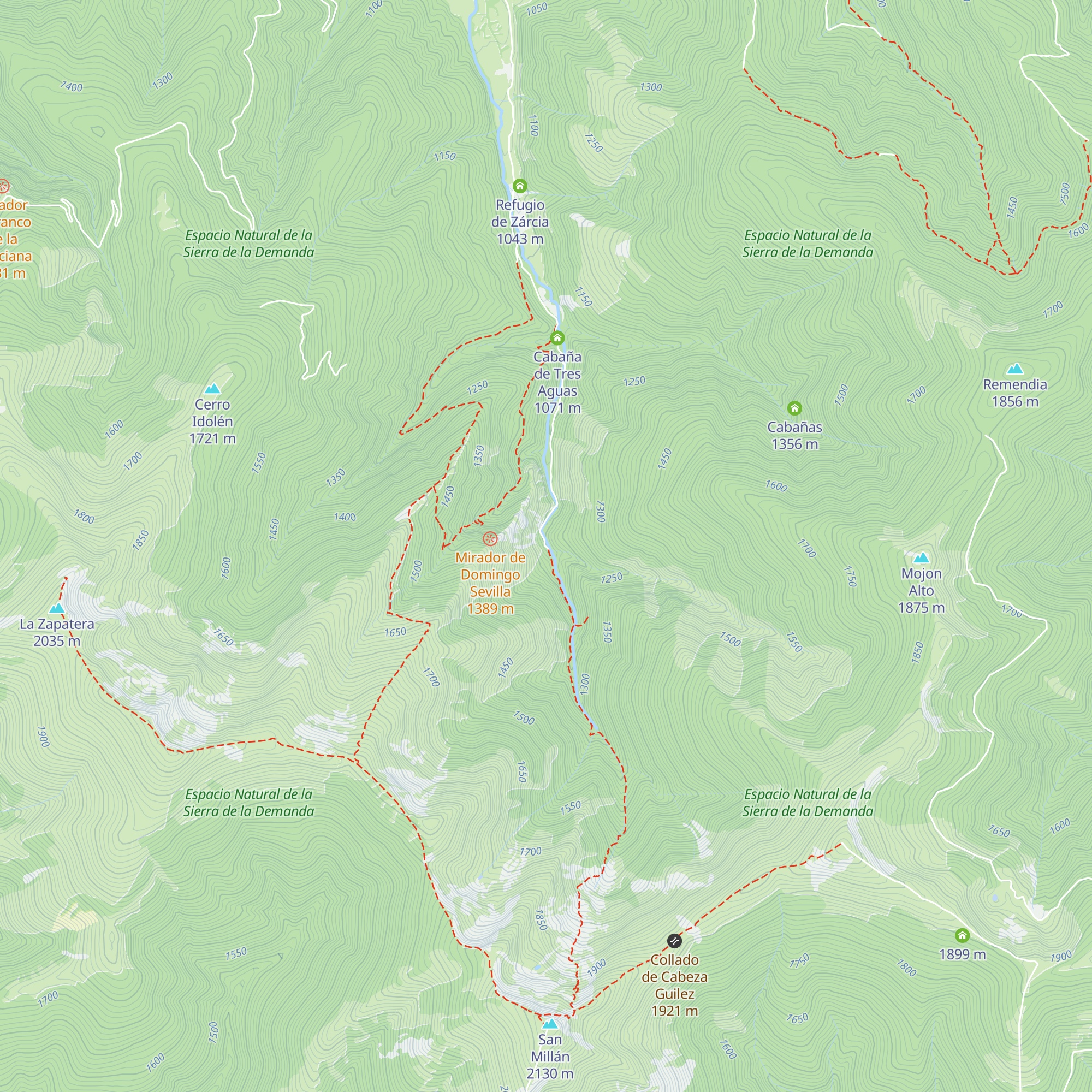 Refugio-Choza de Laguarra map
