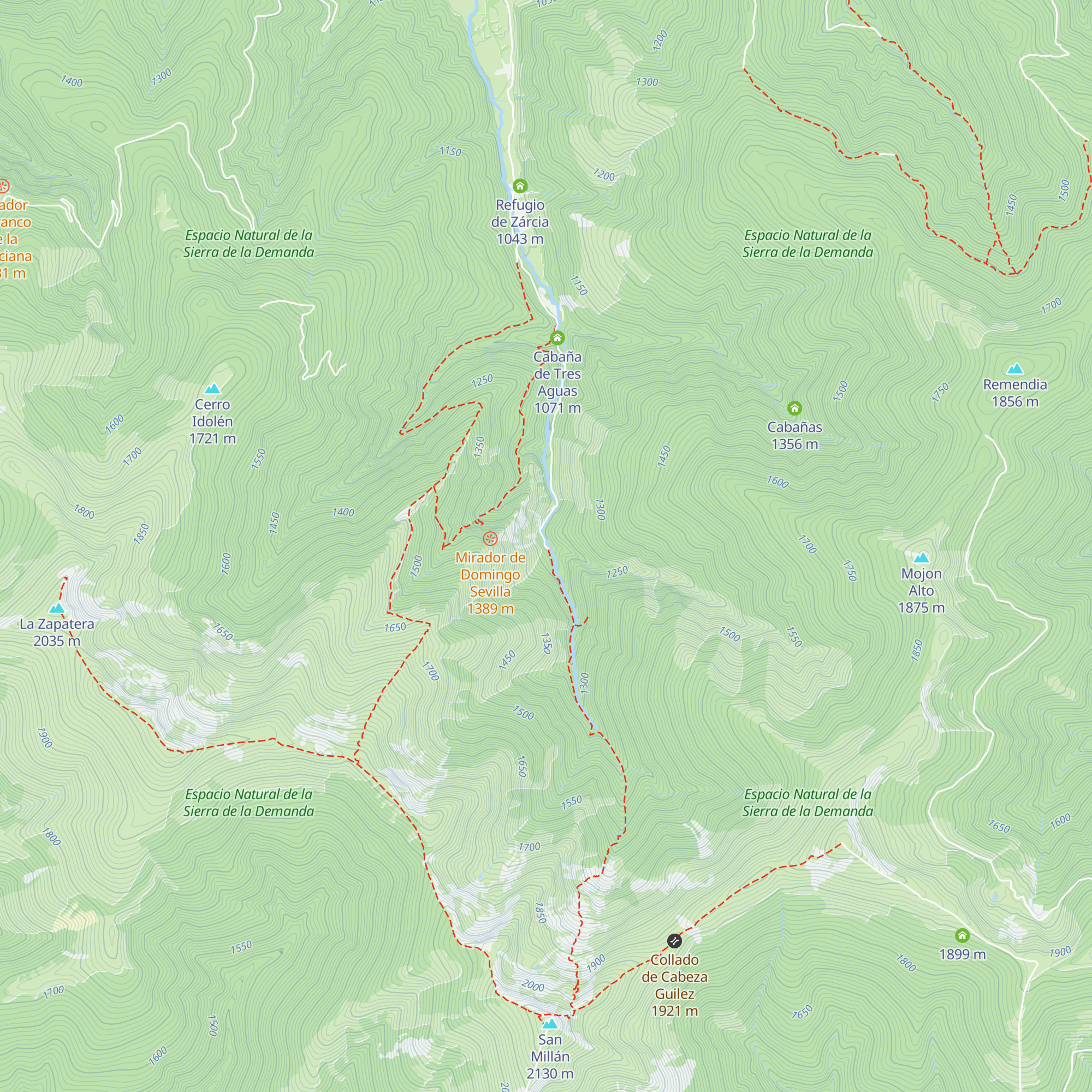 Refugio-Choza de Laguarra map