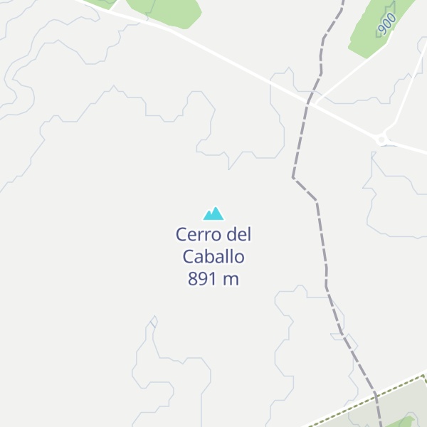 Map of Cerro del Caballo
