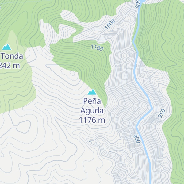 Map of Peña Aguda