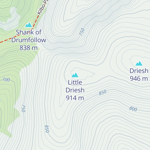 Map of Little Driesh