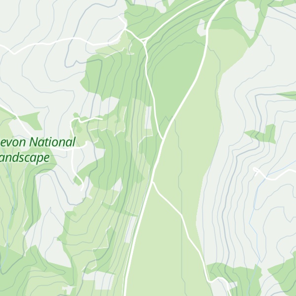 Map of Gittisham Hill