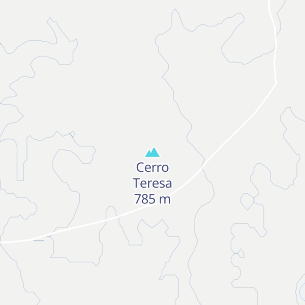 Map of Cerro Teresa