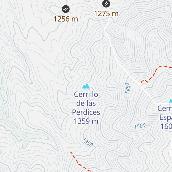 Map of Cerrillo de las Perdices