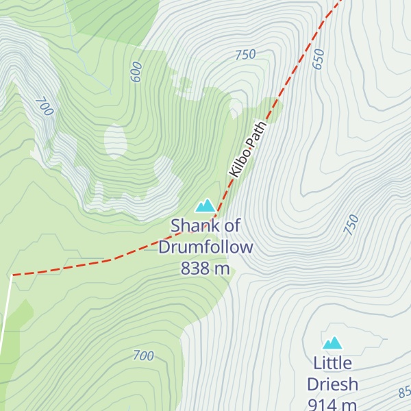 Map of Shank of Drumfollow