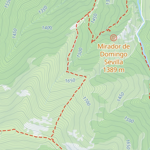 Map of Refugio Majada de los Terneros