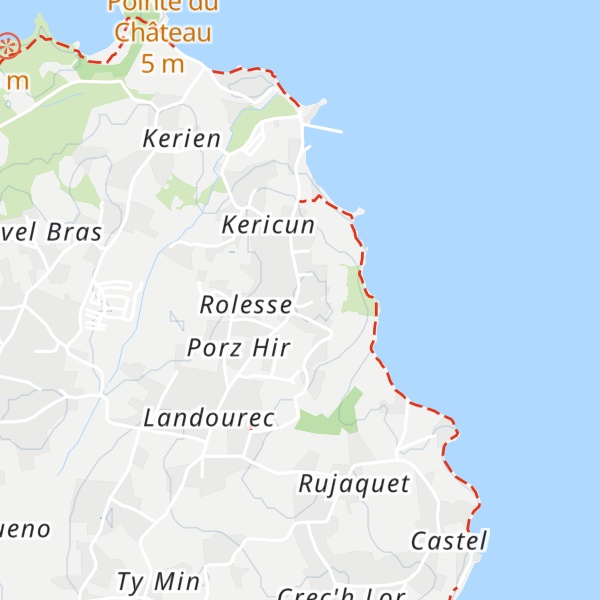 Map of Gîte Ti-Lénaïc