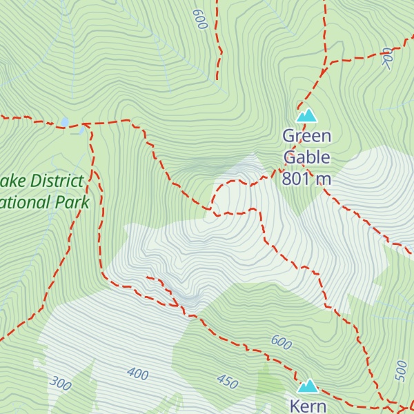 Map of Great Gable