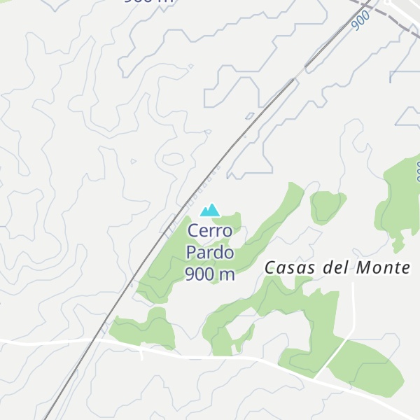 Map of Cerro Pardo