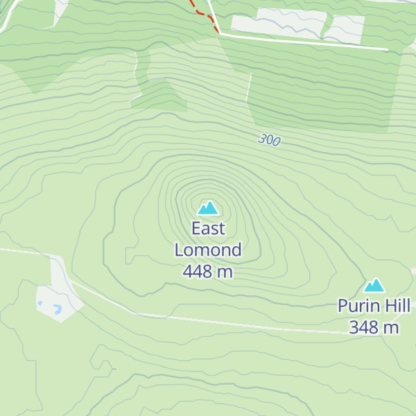 Map of East Lomond