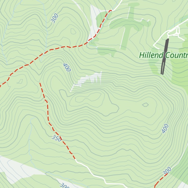 Map of Caerketton Hill