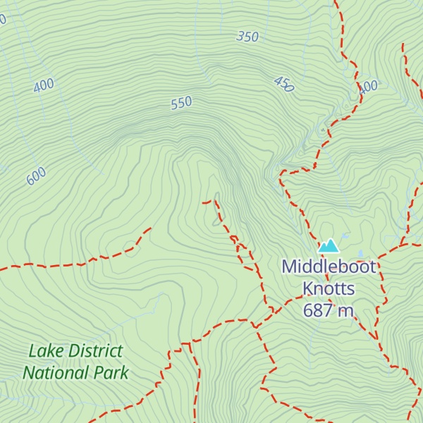 Map of Lingmell